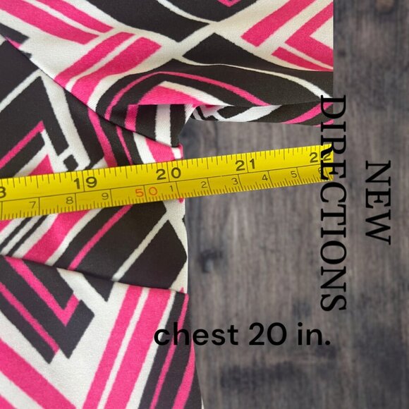 New Directions | Vintage Pink and Black Top | L | EUC - Picture 6 of 7
